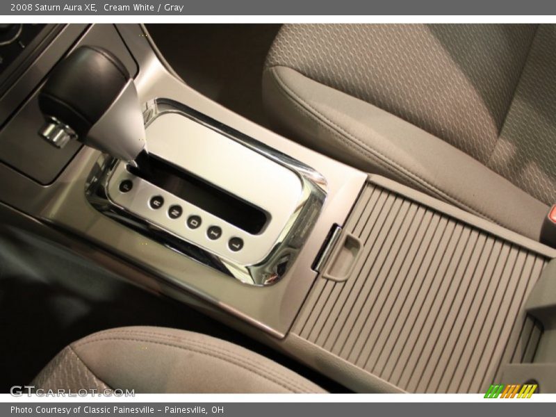 Cream White / Gray 2008 Saturn Aura XE