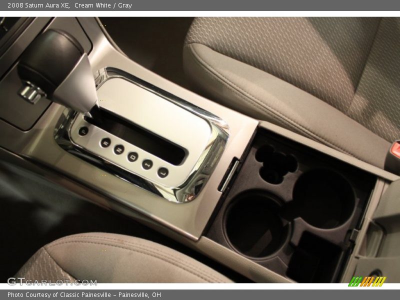 Cream White / Gray 2008 Saturn Aura XE