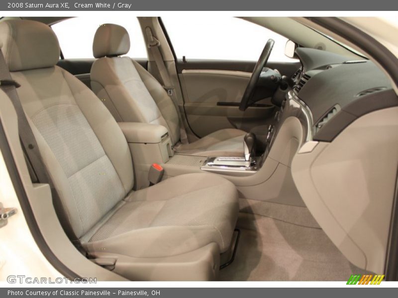 Cream White / Gray 2008 Saturn Aura XE
