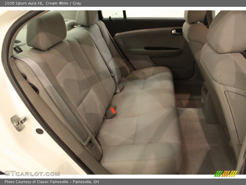 Cream White / Gray 2008 Saturn Aura XE