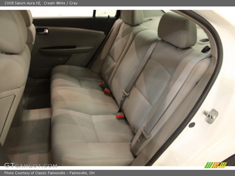 Cream White / Gray 2008 Saturn Aura XE