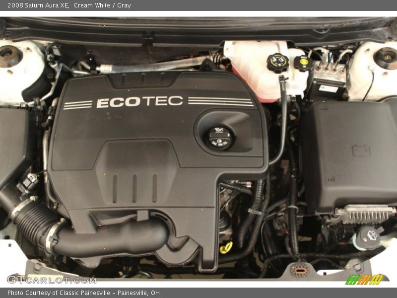 Cream White / Gray 2008 Saturn Aura XE