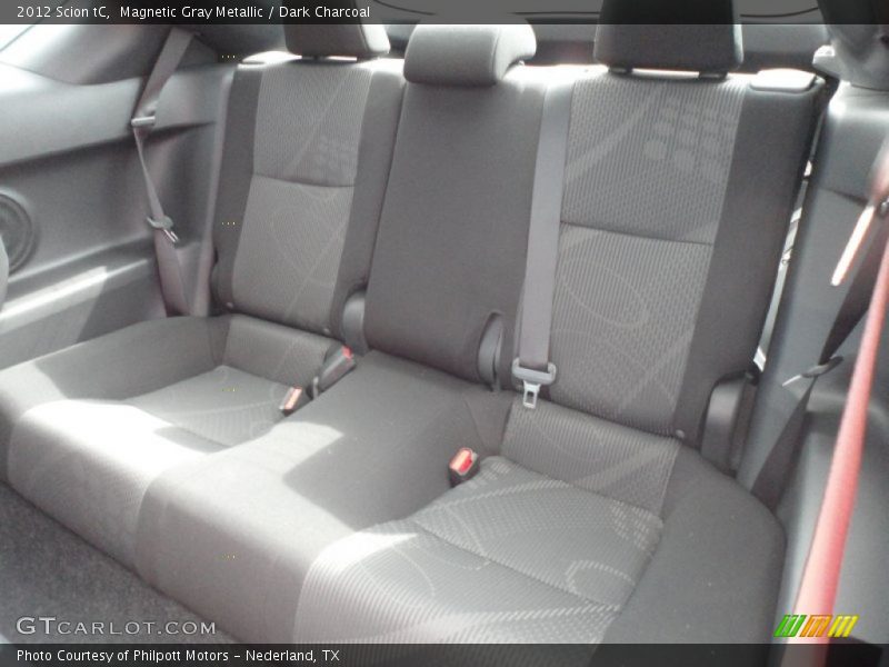 Rear Seat of 2012 tC 