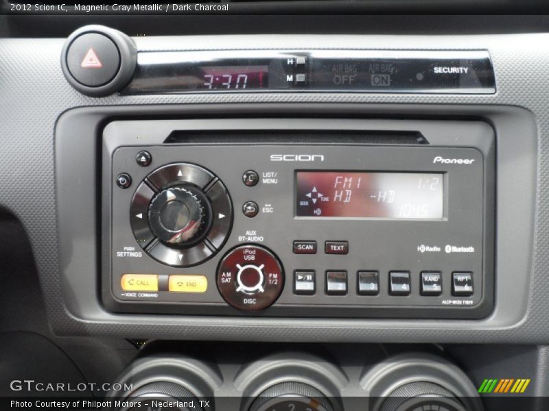 Audio System of 2012 tC 