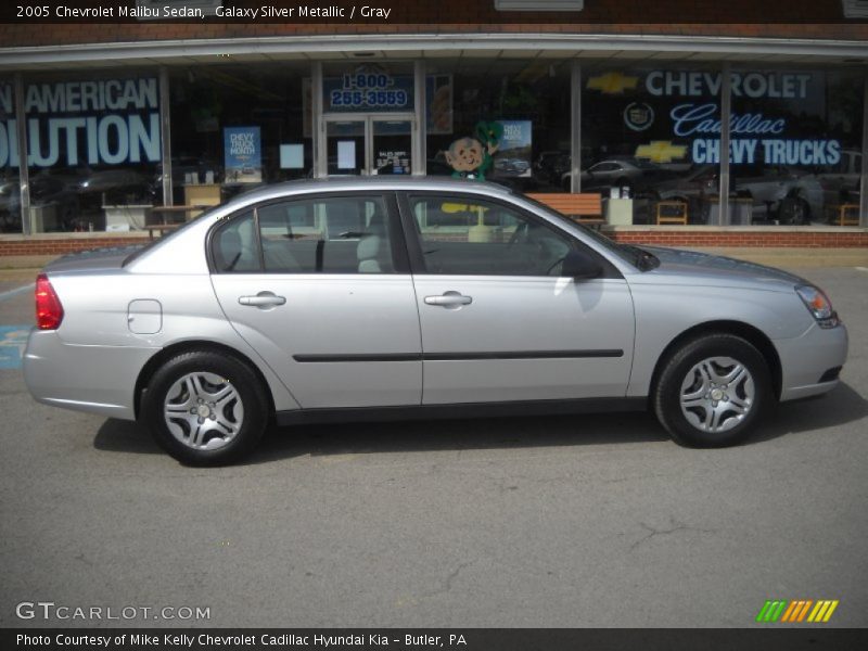 Galaxy Silver Metallic / Gray 2005 Chevrolet Malibu Sedan