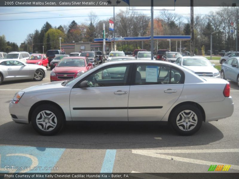 Galaxy Silver Metallic / Gray 2005 Chevrolet Malibu Sedan