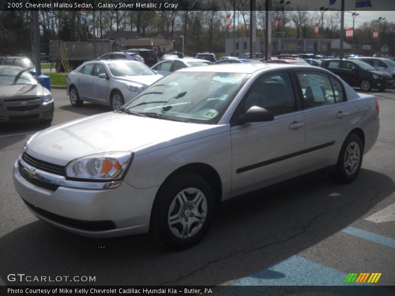 Galaxy Silver Metallic / Gray 2005 Chevrolet Malibu Sedan