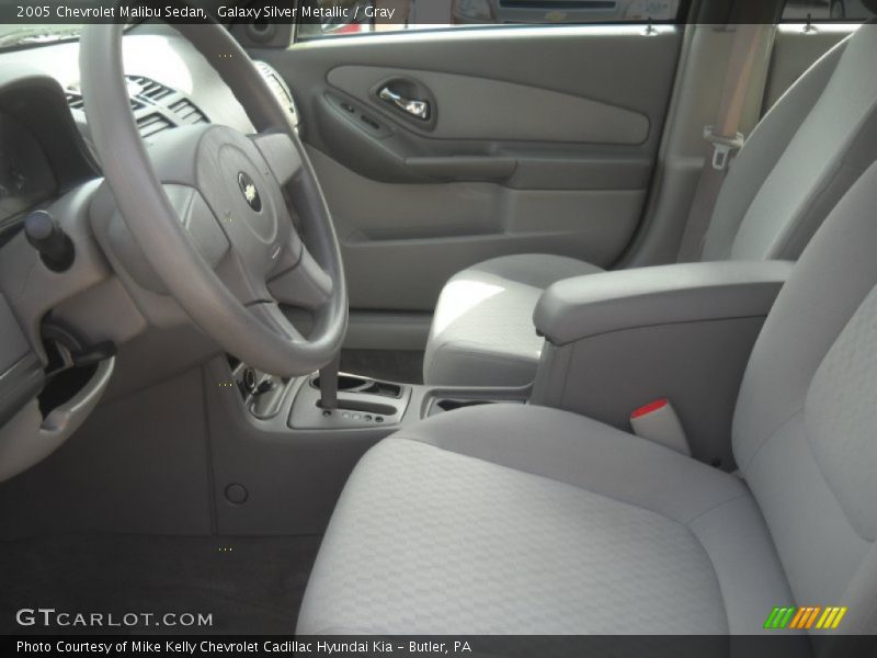 Galaxy Silver Metallic / Gray 2005 Chevrolet Malibu Sedan