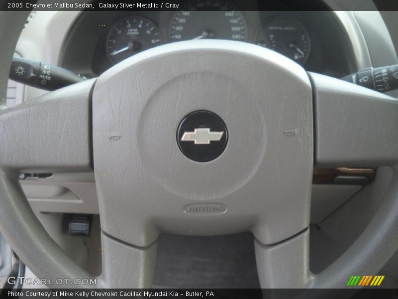 Galaxy Silver Metallic / Gray 2005 Chevrolet Malibu Sedan