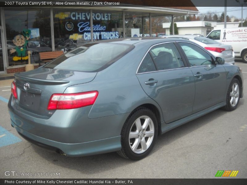 Aloe Green Metallic / Dark Charcoal 2007 Toyota Camry SE V6