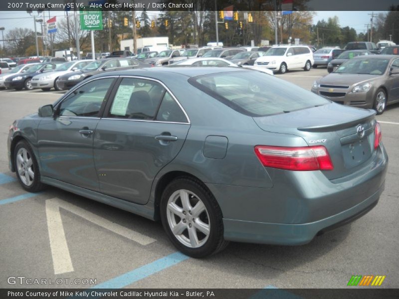 Aloe Green Metallic / Dark Charcoal 2007 Toyota Camry SE V6