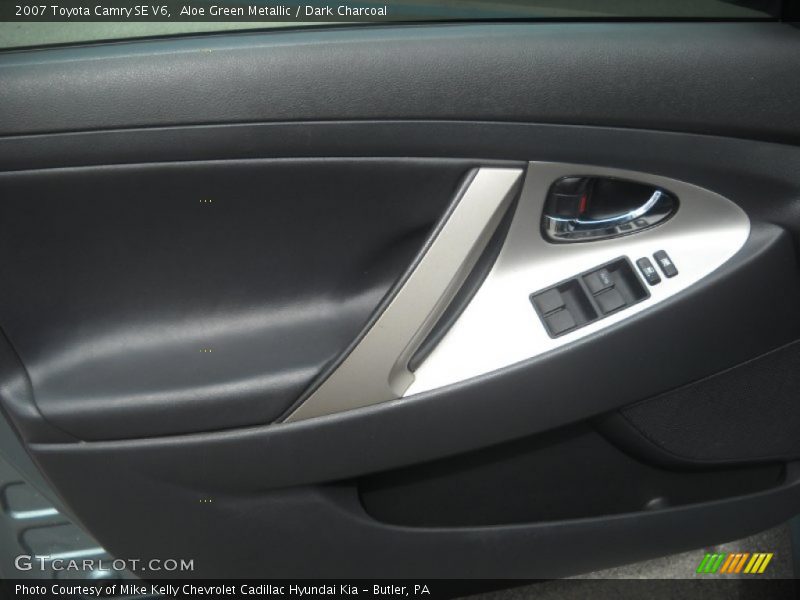 Aloe Green Metallic / Dark Charcoal 2007 Toyota Camry SE V6