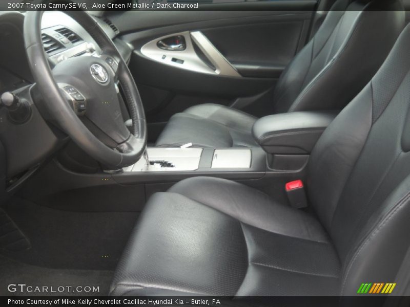 Aloe Green Metallic / Dark Charcoal 2007 Toyota Camry SE V6