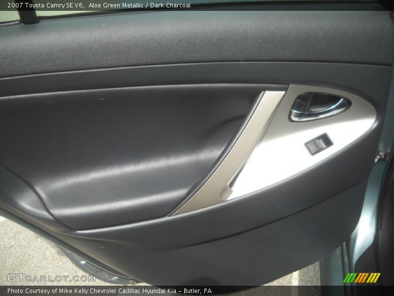 Aloe Green Metallic / Dark Charcoal 2007 Toyota Camry SE V6