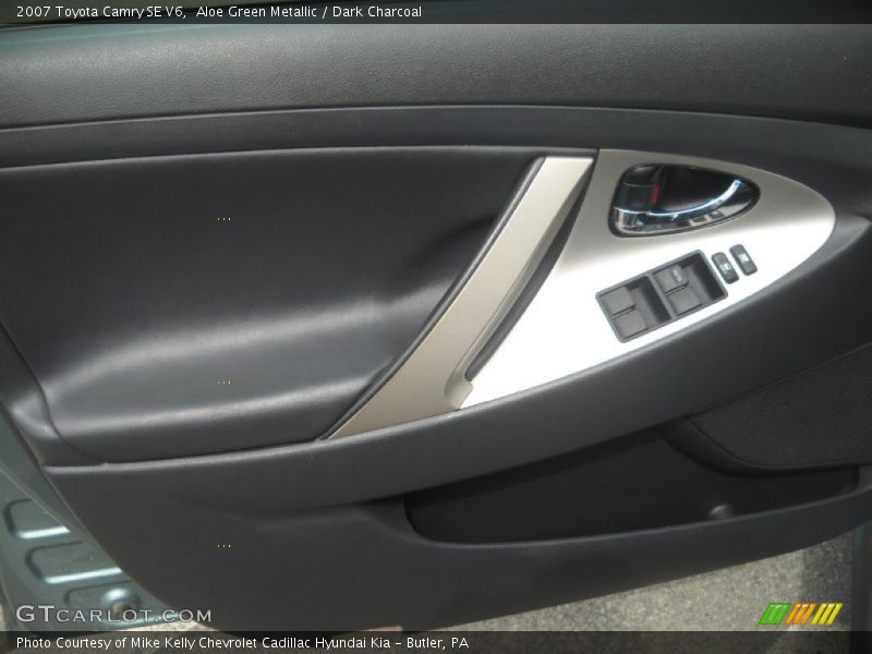 Aloe Green Metallic / Dark Charcoal 2007 Toyota Camry SE V6