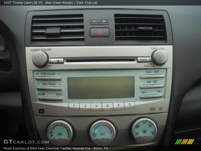 Aloe Green Metallic / Dark Charcoal 2007 Toyota Camry SE V6