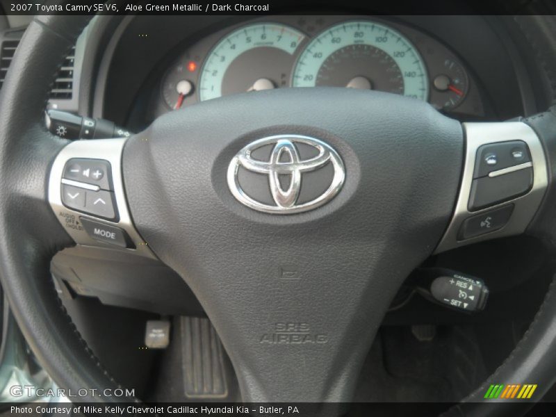 Aloe Green Metallic / Dark Charcoal 2007 Toyota Camry SE V6