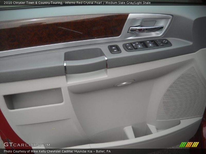 Inferno Red Crystal Pearl / Medium Slate Gray/Light Shale 2010 Chrysler Town & Country Touring