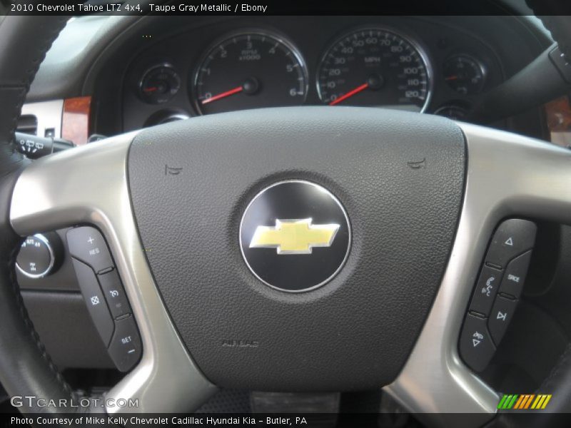 Taupe Gray Metallic / Ebony 2010 Chevrolet Tahoe LTZ 4x4