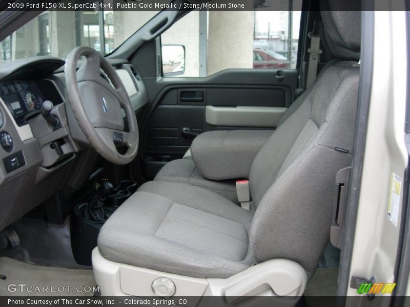 Pueblo Gold Metallic / Stone/Medium Stone 2009 Ford F150 XL SuperCab 4x4