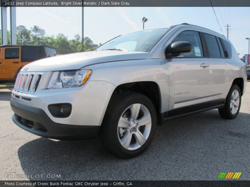 Bright Silver Metallic / Dark Slate Gray 2012 Jeep Compass Latitude