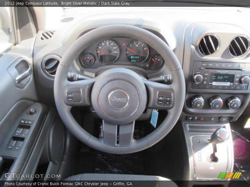 Bright Silver Metallic / Dark Slate Gray 2012 Jeep Compass Latitude
