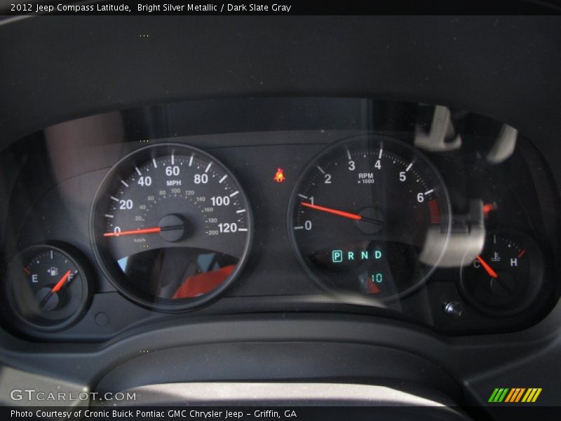 Bright Silver Metallic / Dark Slate Gray 2012 Jeep Compass Latitude