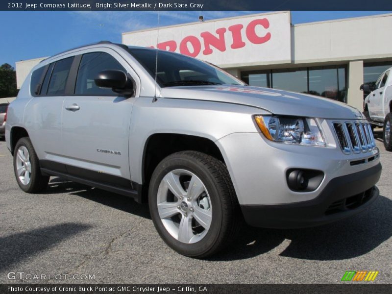 Bright Silver Metallic / Dark Slate Gray 2012 Jeep Compass Latitude