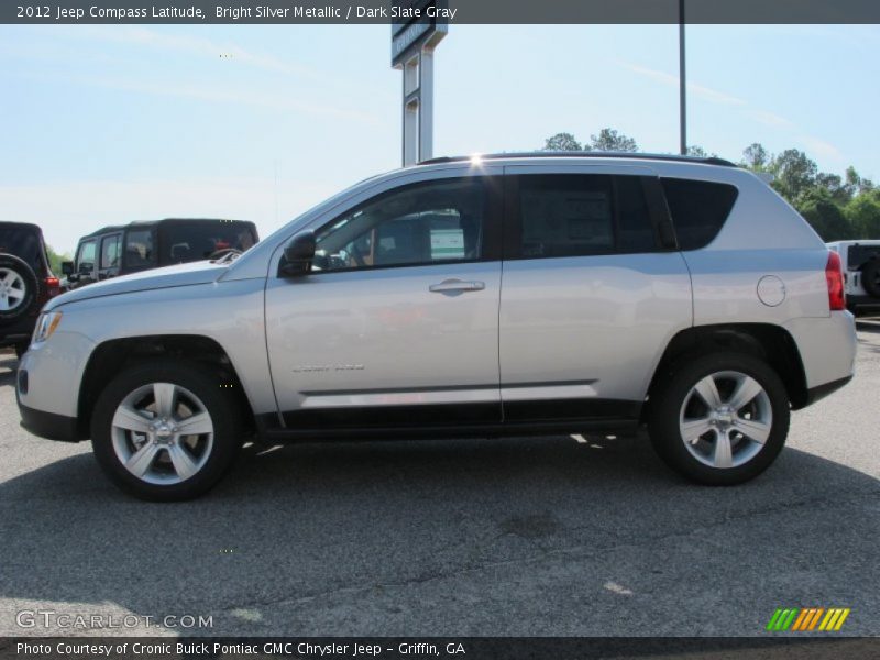 Bright Silver Metallic / Dark Slate Gray 2012 Jeep Compass Latitude