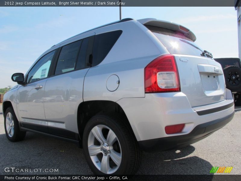 Bright Silver Metallic / Dark Slate Gray 2012 Jeep Compass Latitude