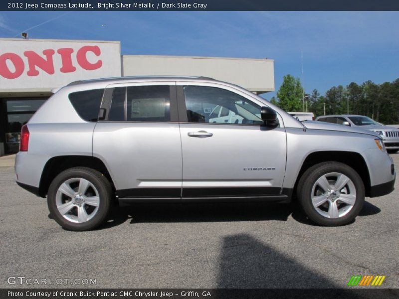 Bright Silver Metallic / Dark Slate Gray 2012 Jeep Compass Latitude