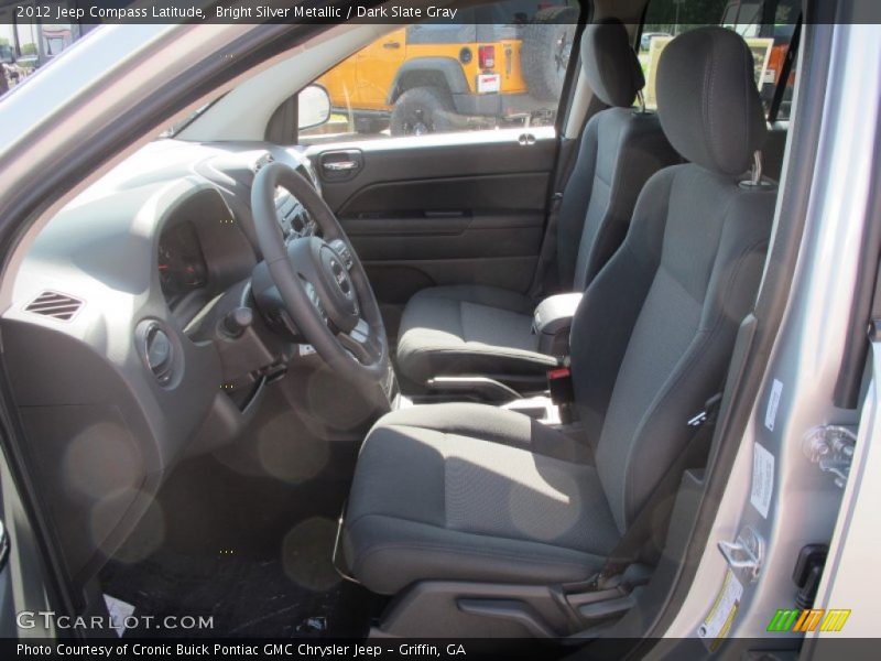 Bright Silver Metallic / Dark Slate Gray 2012 Jeep Compass Latitude