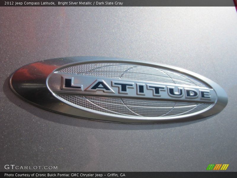 Bright Silver Metallic / Dark Slate Gray 2012 Jeep Compass Latitude