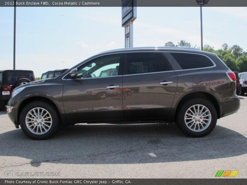 Cocoa Metallic / Cashmere 2012 Buick Enclave FWD