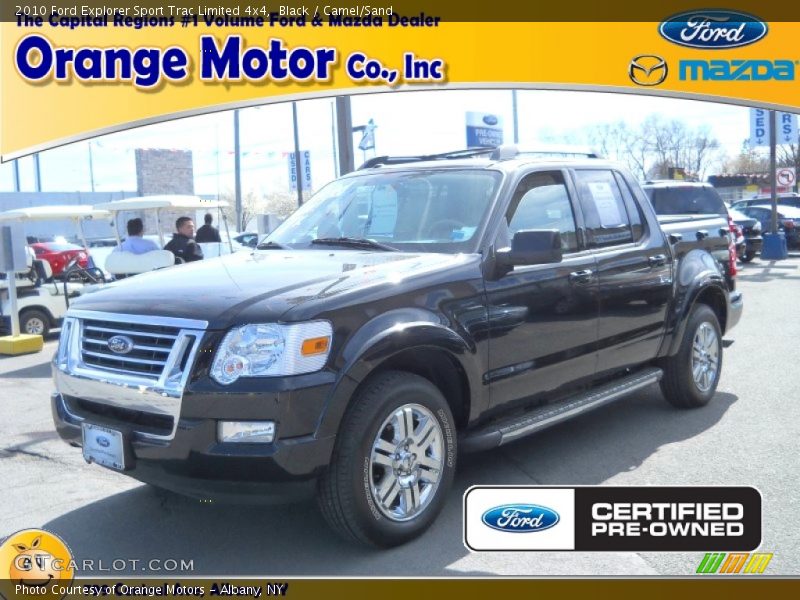 Black / Camel/Sand 2010 Ford Explorer Sport Trac Limited 4x4