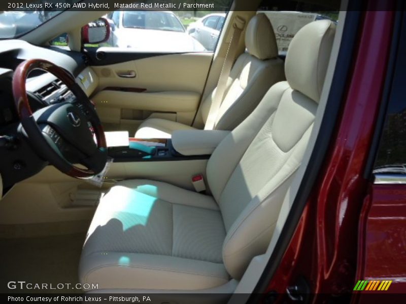 Matador Red Metallic / Parchment 2012 Lexus RX 450h AWD Hybrid