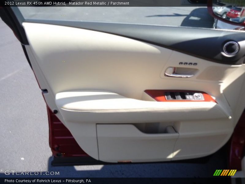 Matador Red Metallic / Parchment 2012 Lexus RX 450h AWD Hybrid