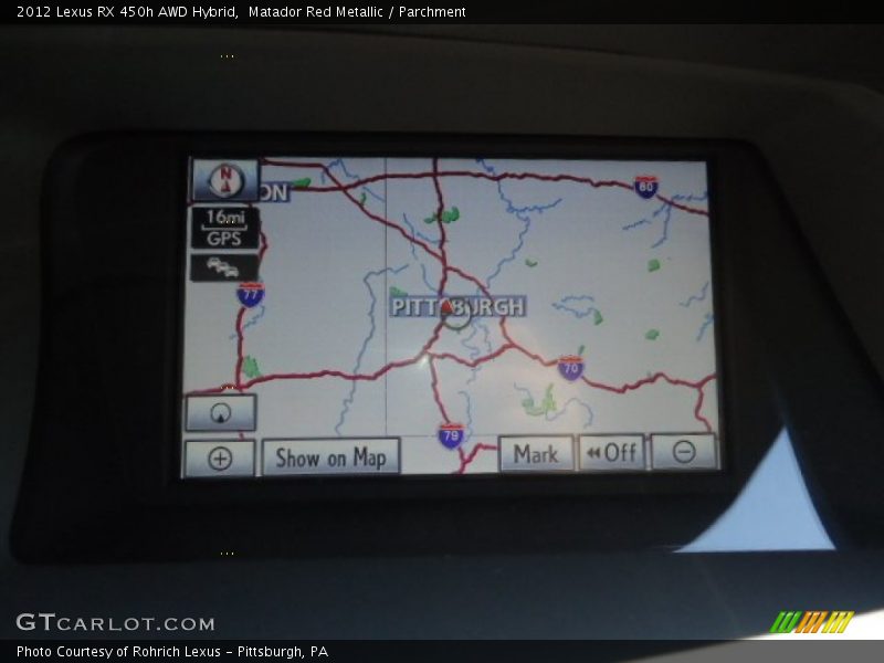 Matador Red Metallic / Parchment 2012 Lexus RX 450h AWD Hybrid