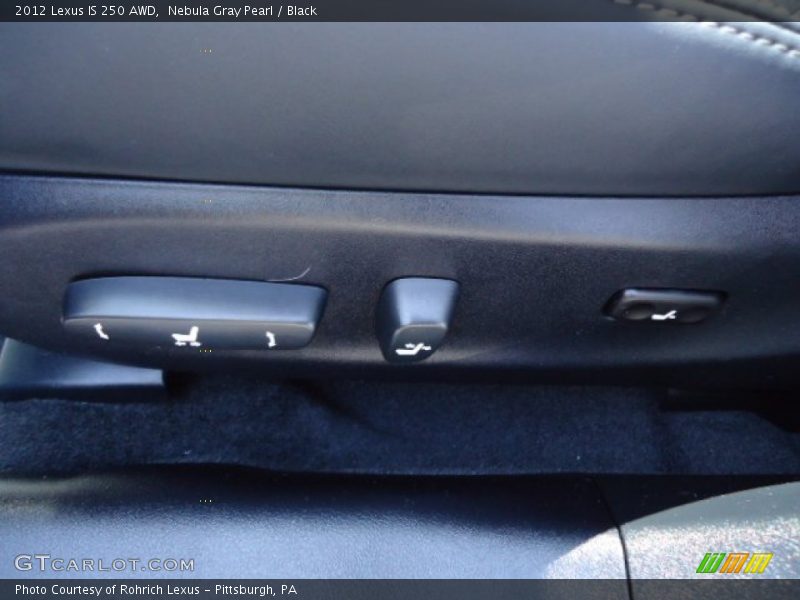 Nebula Gray Pearl / Black 2012 Lexus IS 250 AWD
