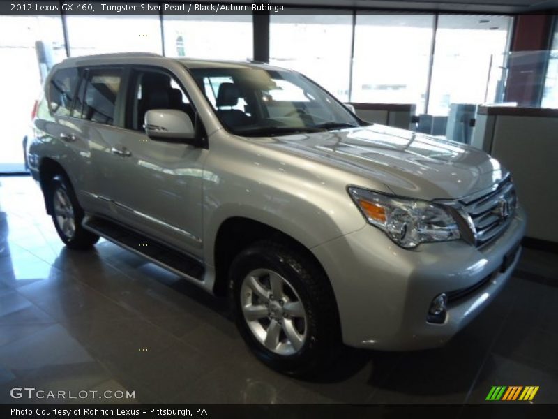 Tungsten Silver Pearl / Black/Auburn Bubinga 2012 Lexus GX 460