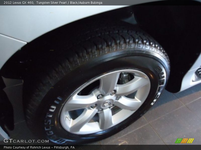 Tungsten Silver Pearl / Black/Auburn Bubinga 2012 Lexus GX 460