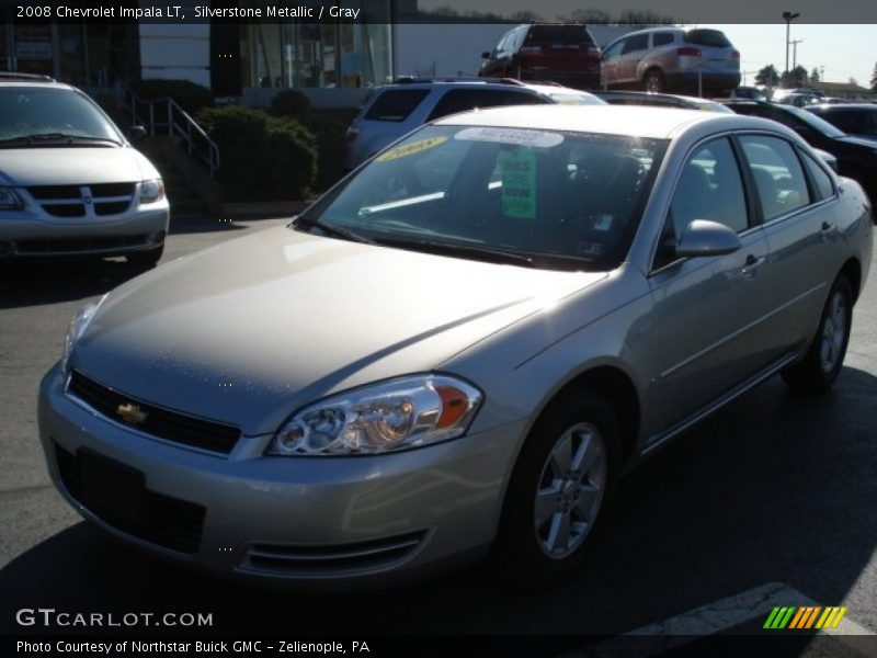 Silverstone Metallic / Gray 2008 Chevrolet Impala LT