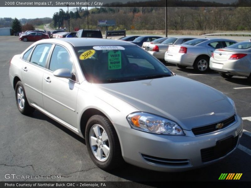 Silverstone Metallic / Gray 2008 Chevrolet Impala LT