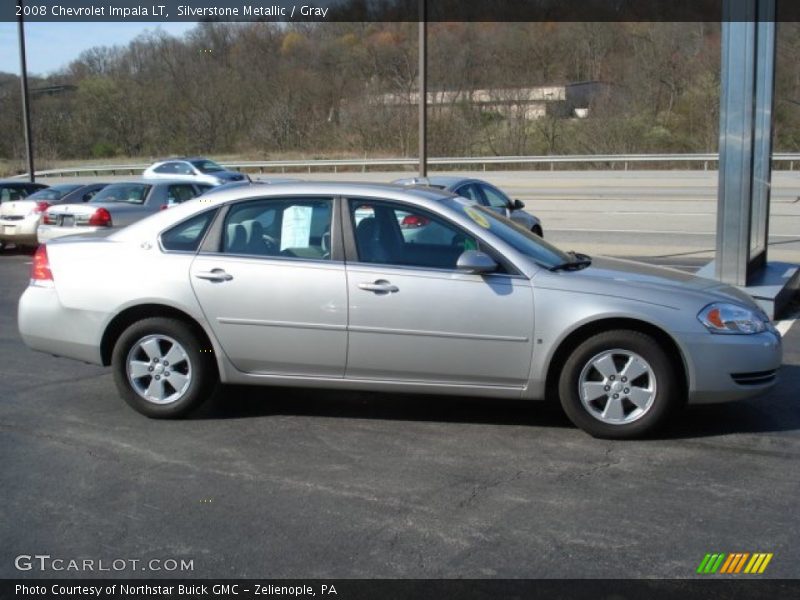 Silverstone Metallic / Gray 2008 Chevrolet Impala LT