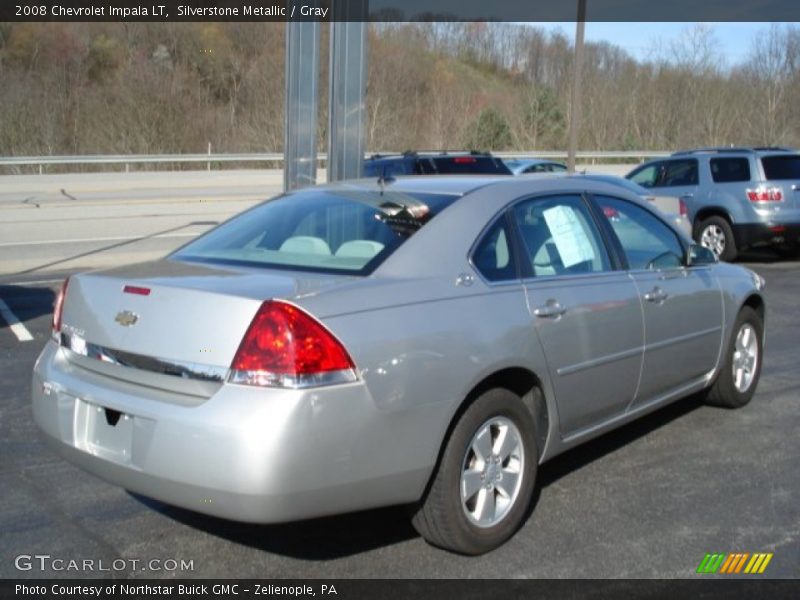Silverstone Metallic / Gray 2008 Chevrolet Impala LT