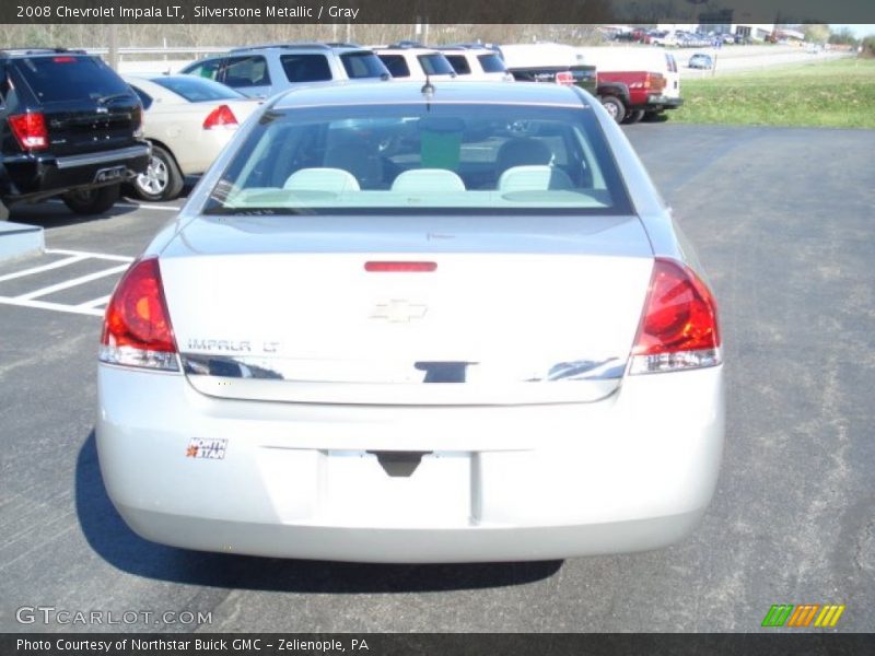 Silverstone Metallic / Gray 2008 Chevrolet Impala LT