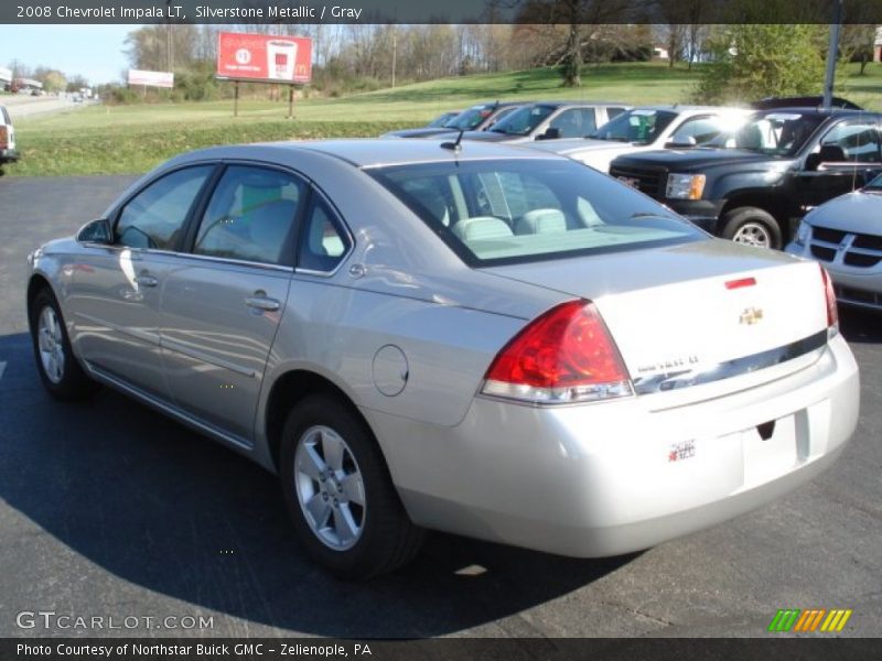 Silverstone Metallic / Gray 2008 Chevrolet Impala LT