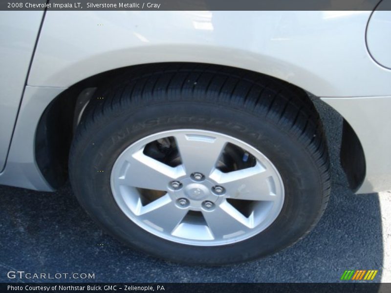 Silverstone Metallic / Gray 2008 Chevrolet Impala LT