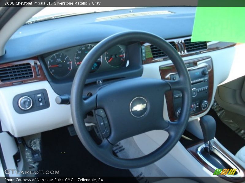 Silverstone Metallic / Gray 2008 Chevrolet Impala LT