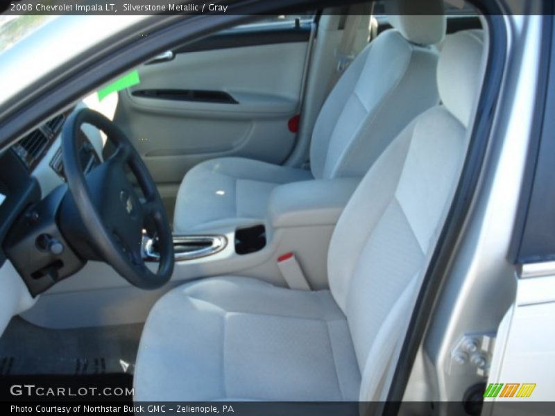 Silverstone Metallic / Gray 2008 Chevrolet Impala LT